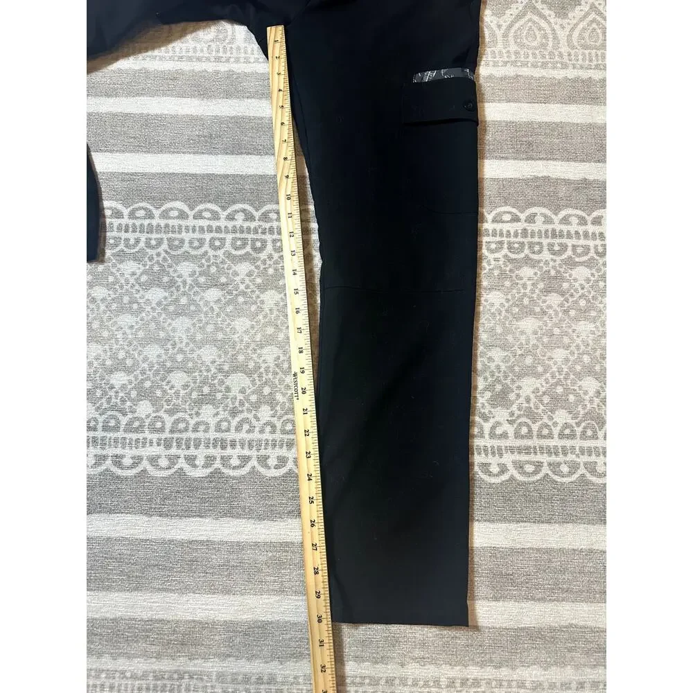 Figs Mens Black Scrub Pants Medical‎ Nurse Cargo Size Small - Picture 9 of 9